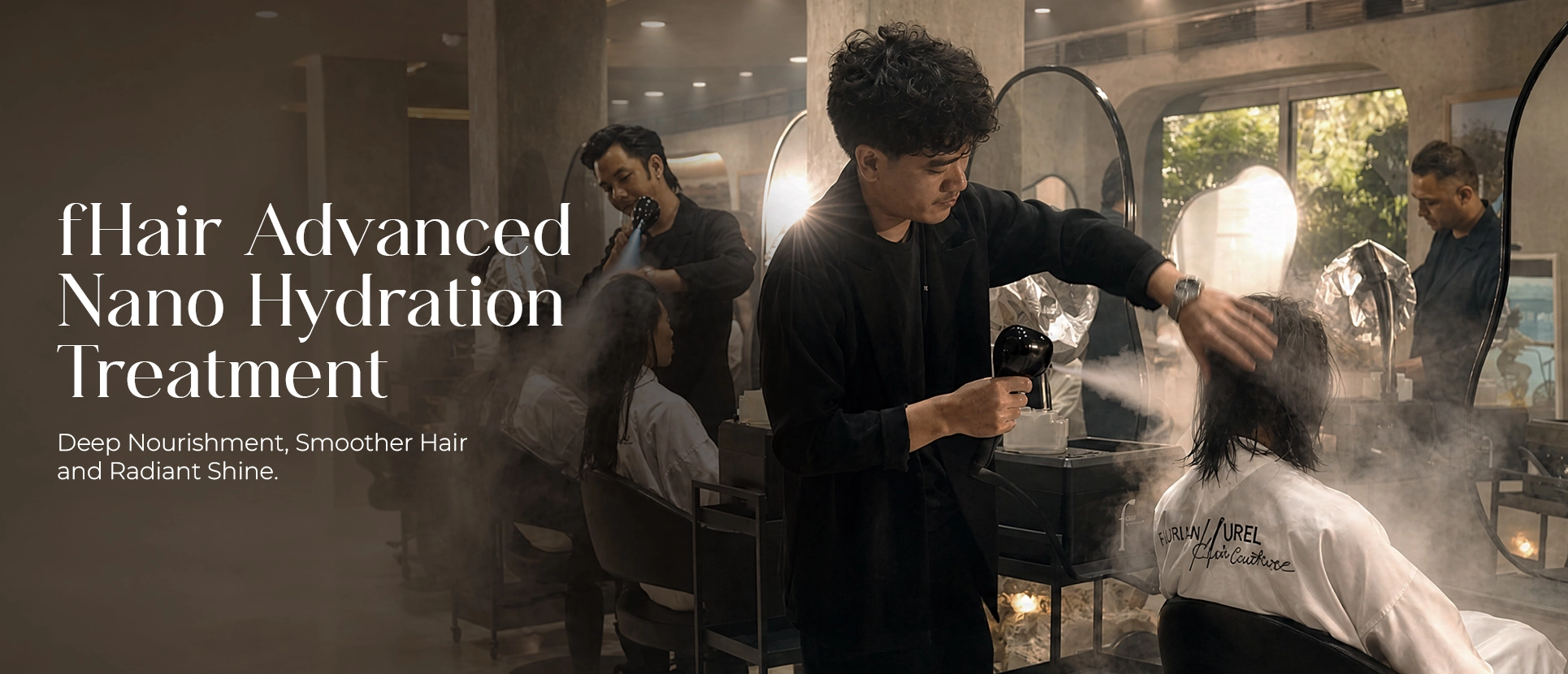 Luxury salon interior at Florian Hurel Hair Couture and Spa in Bandra West  Walkeshwar Mumbai Ahmedabad Pune and Hyderabad offering premium hair spa skin nail and Korean scalp treatments