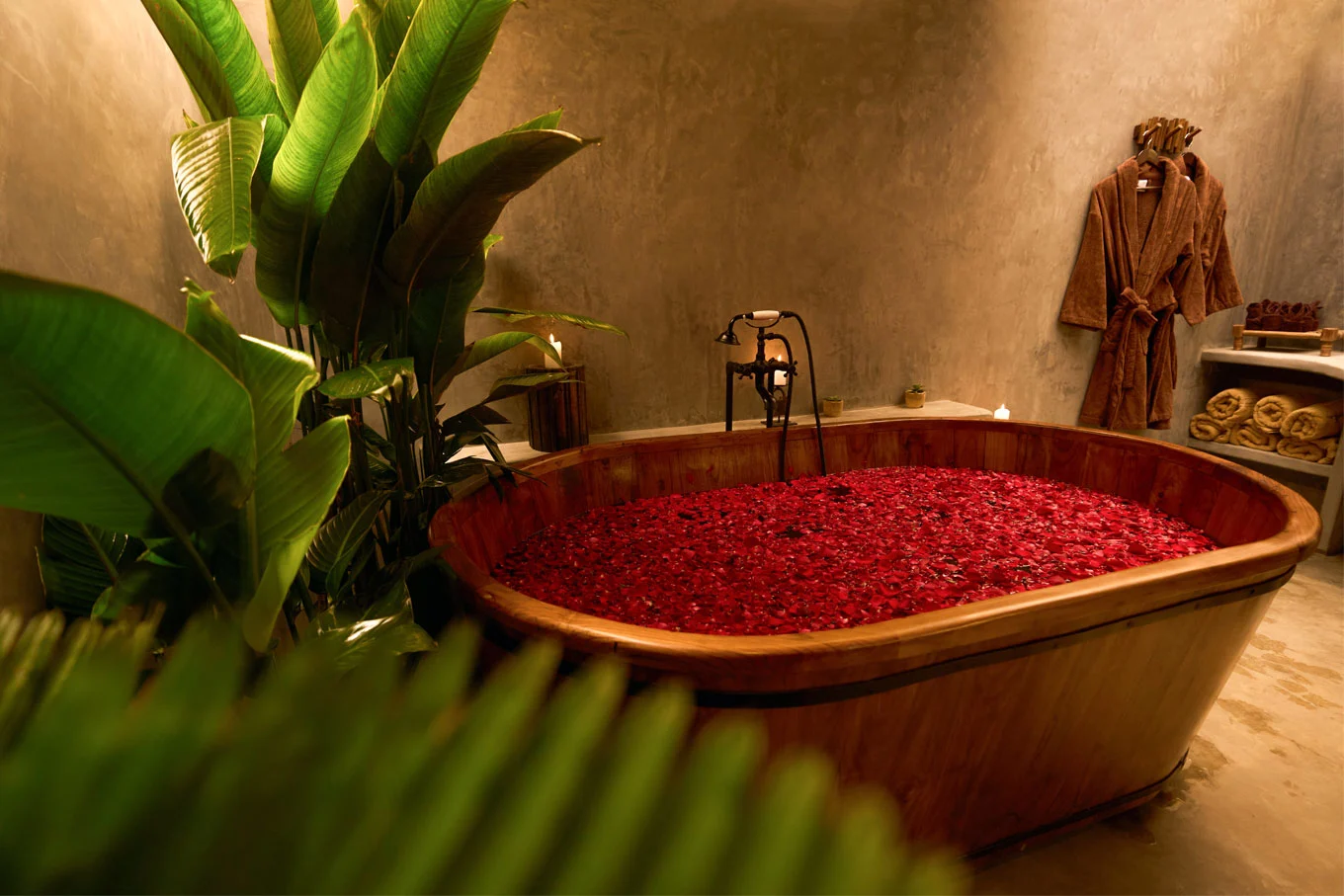 Rose Petal Bath bali vibe in india